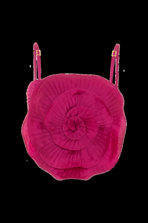 Patbo DREAM SATIN FLOWER TOP