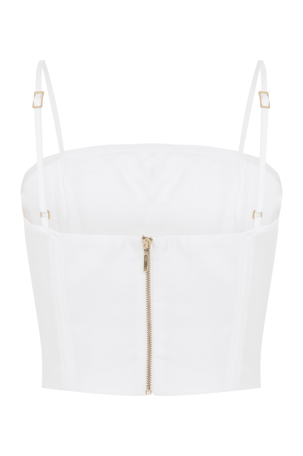 Patbo DREAM SATIN FLOWER TOP