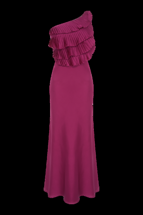 Patbo DREAM SATIN FLUTTER GOWN