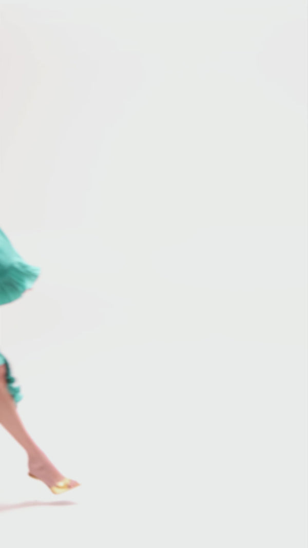 Patbo DREAM SATIN ONE SHOULDER MIDI DRESS