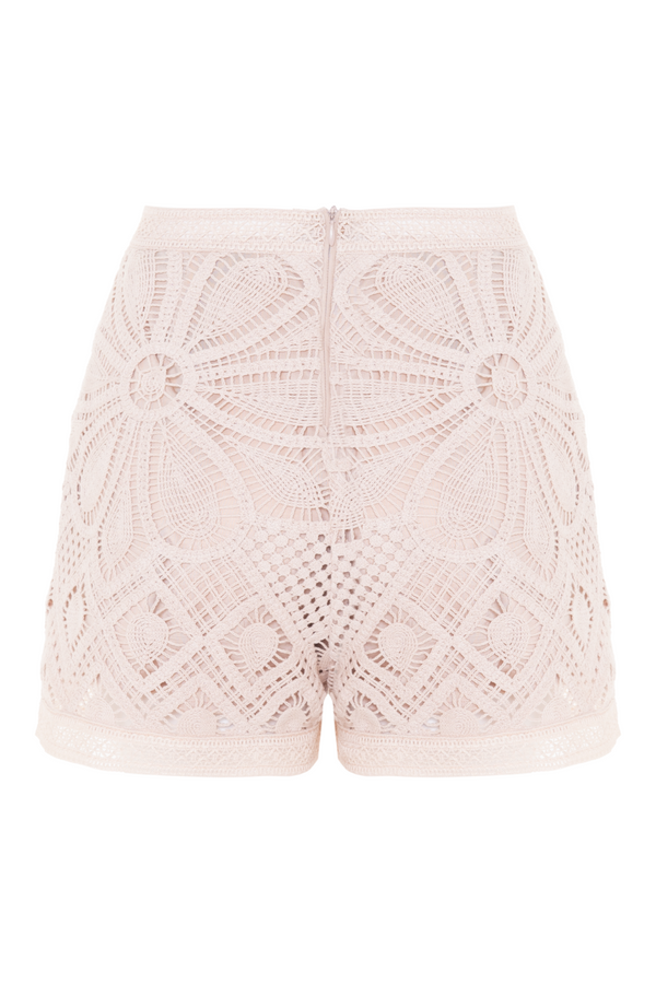 Patbo FLOWER CROCHET SHORT