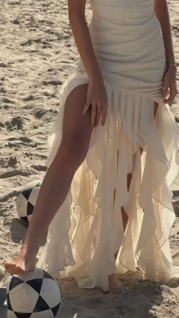 Patbo GAVEA MESH MAXI DRESS