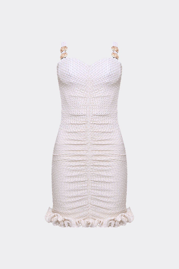 patbo GAVEA MESH MINI DRESS