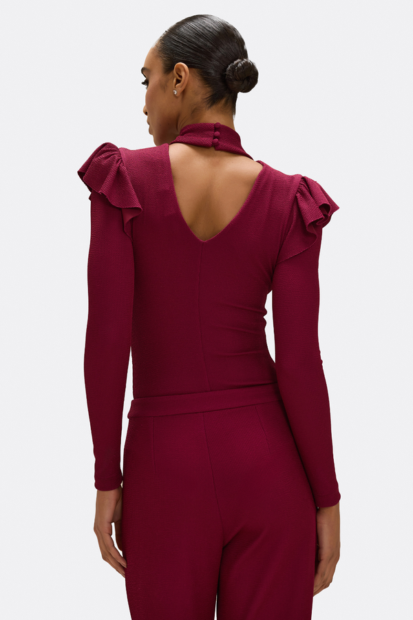 Patbo GRACE KNIT LONG SLEEVE BODYSUIT