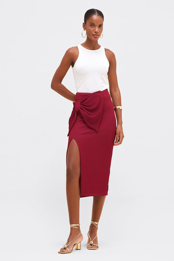 patbo GRACE KNIT MIDI SKIRT