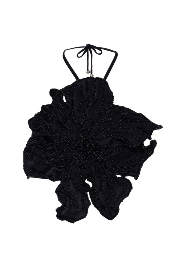 Patbo HAND-BEADED FLOWER TOP (EXCLUSIVE)