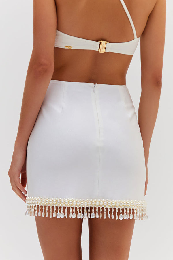 Patbo HAND-BEADED MINI SKIRT