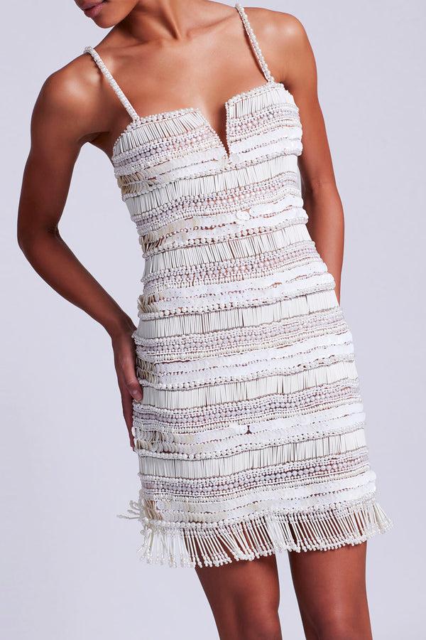 Patbo Hand-Beaded Sleeveless Mini Dress (EXCLUSIVE)
