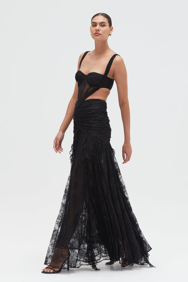 Patbo LAILA LACE CUT OUT GOWN