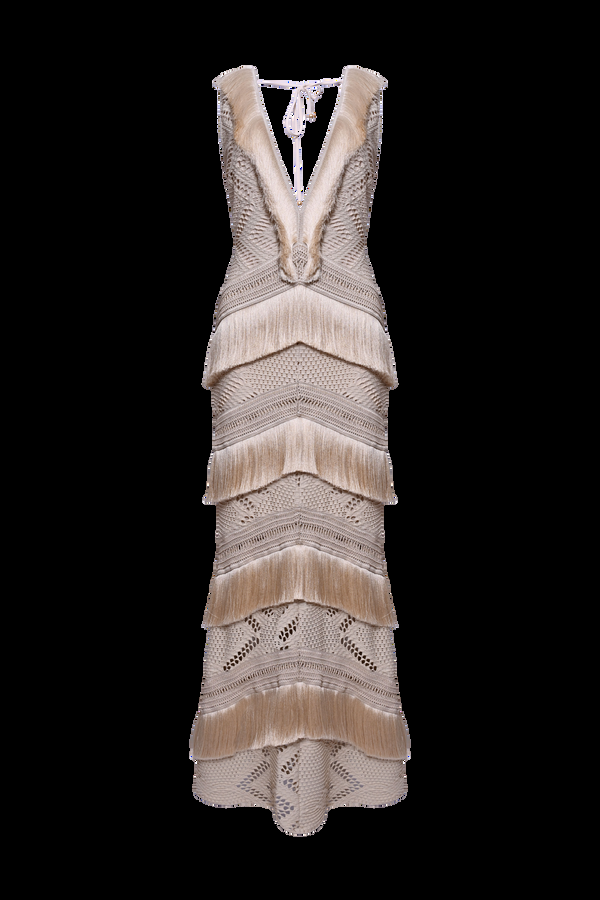 Patbo LYRA MESH MAXI DRESS