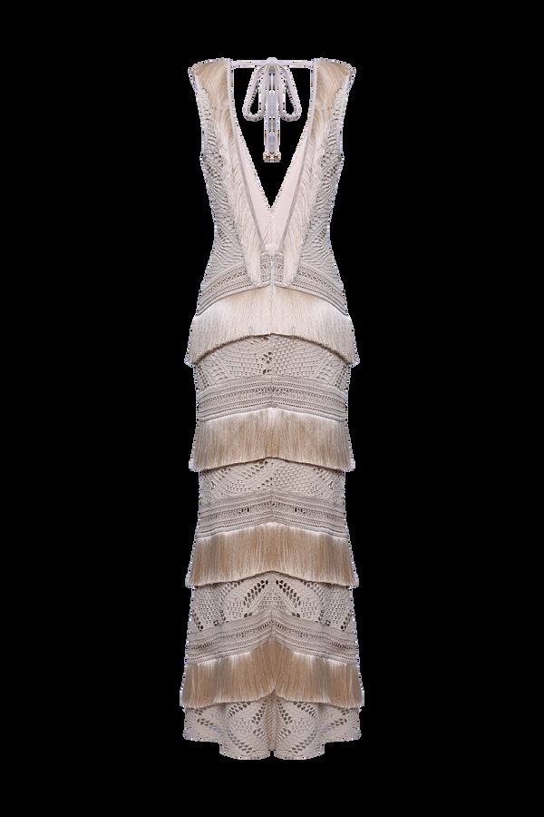 Patbo LYRA MESH MAXI DRESS