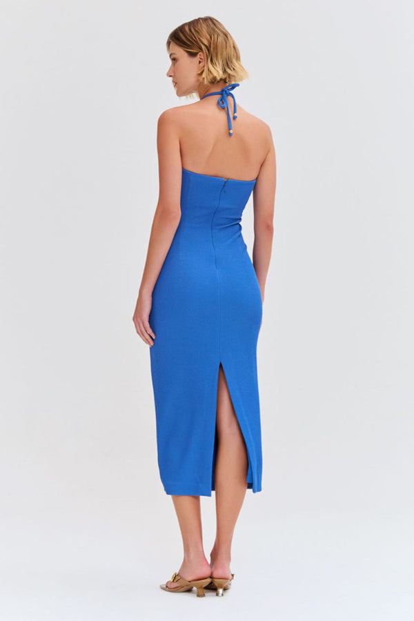 Patbo MERIAN KNIT HALTERNECK DRESS