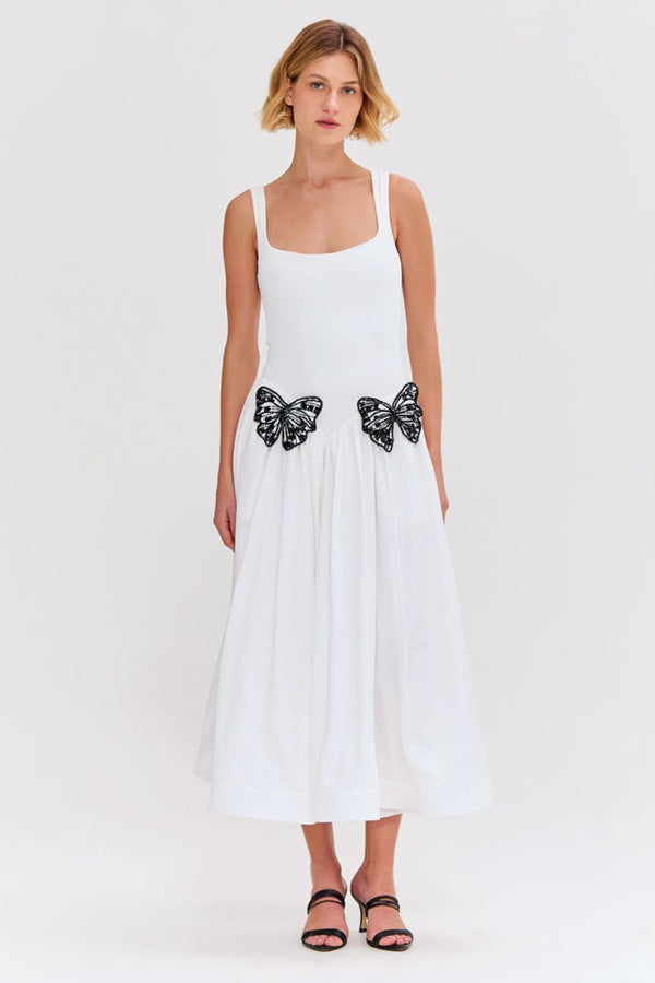 patbo MERIAN KNIT MIDI DRESS