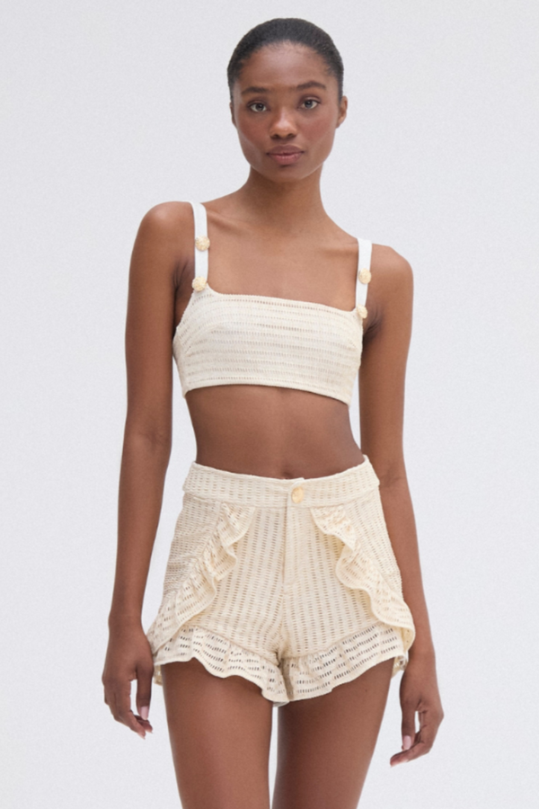 patbo METALLIC KNIT SHORT