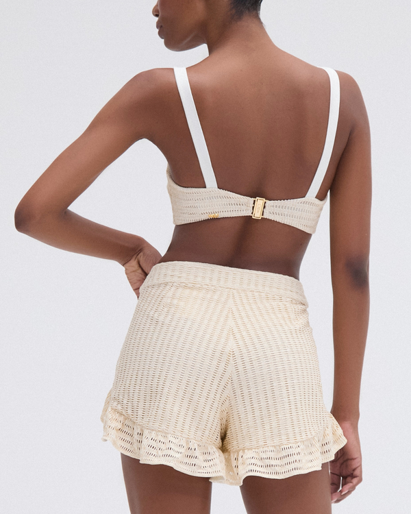 Patbo METALLIC KNIT TOP