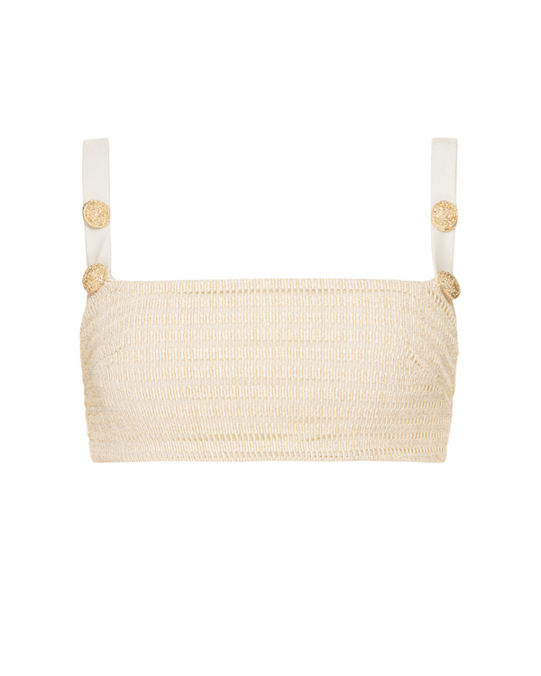 Patbo METALLIC KNIT TOP