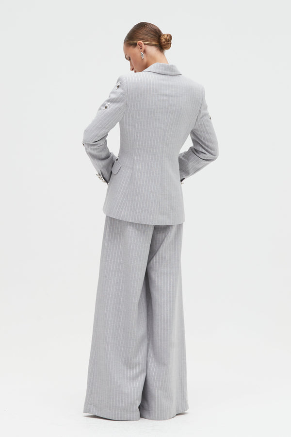 Patbo METALLIC PINSTRIPE BLAZER