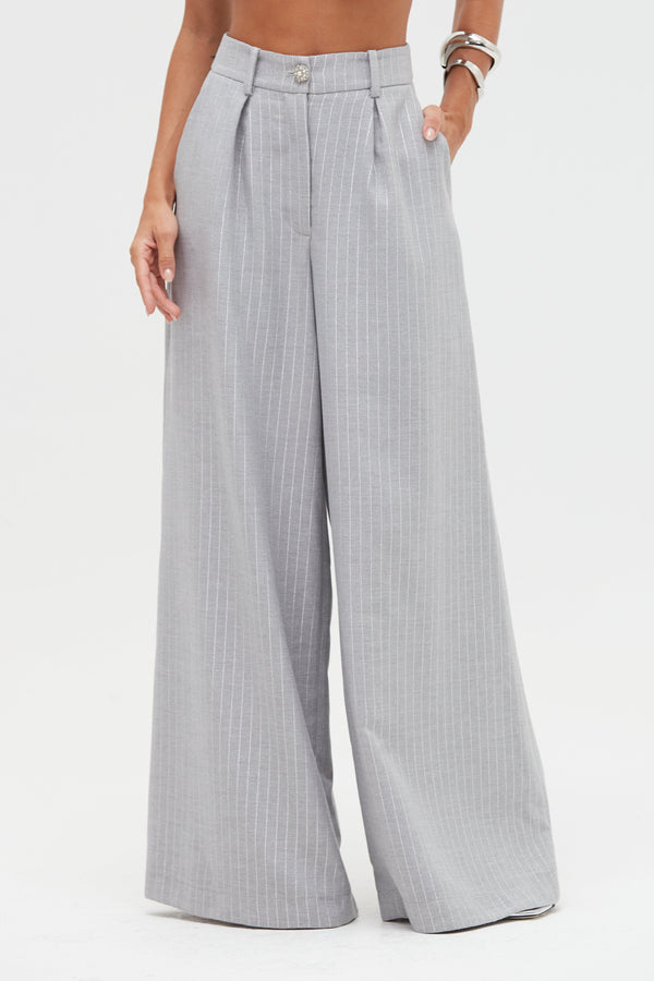 Patbo METALLIC PINSTRIPE PANT