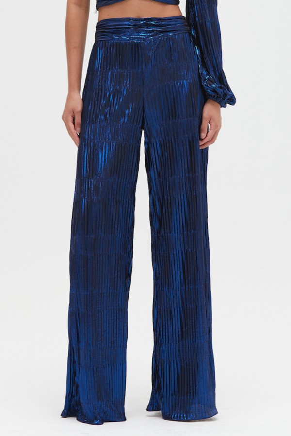 Patbo METALLIC PLISSE PANT