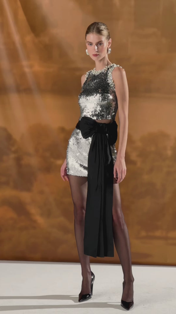 Patbo MOONLIGHT SEQUIN TOP