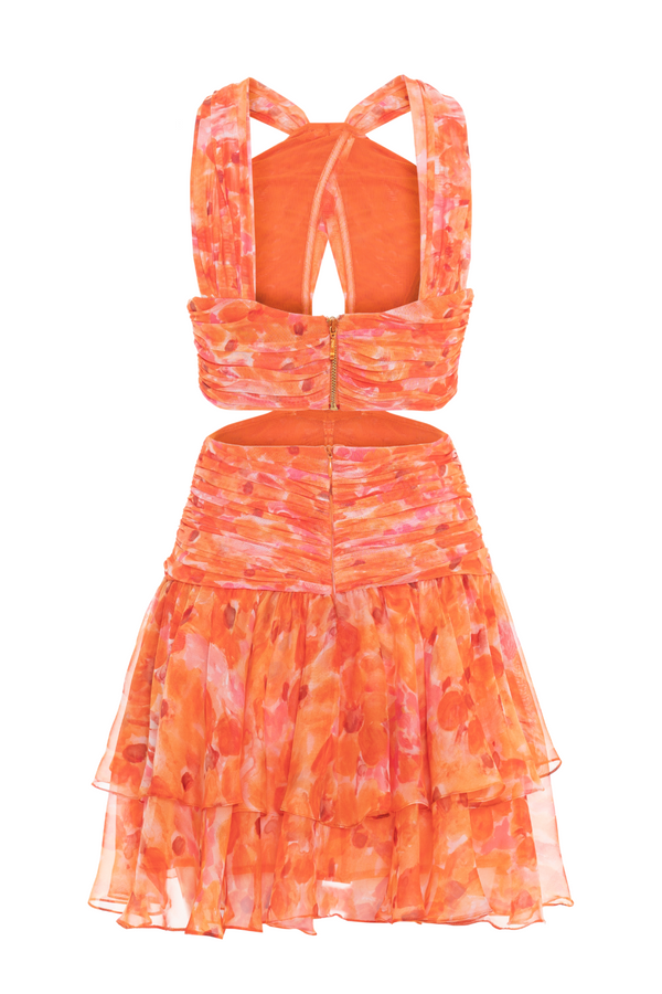 Patbo MYOSOTIS HALTERNECK MINI DRESS