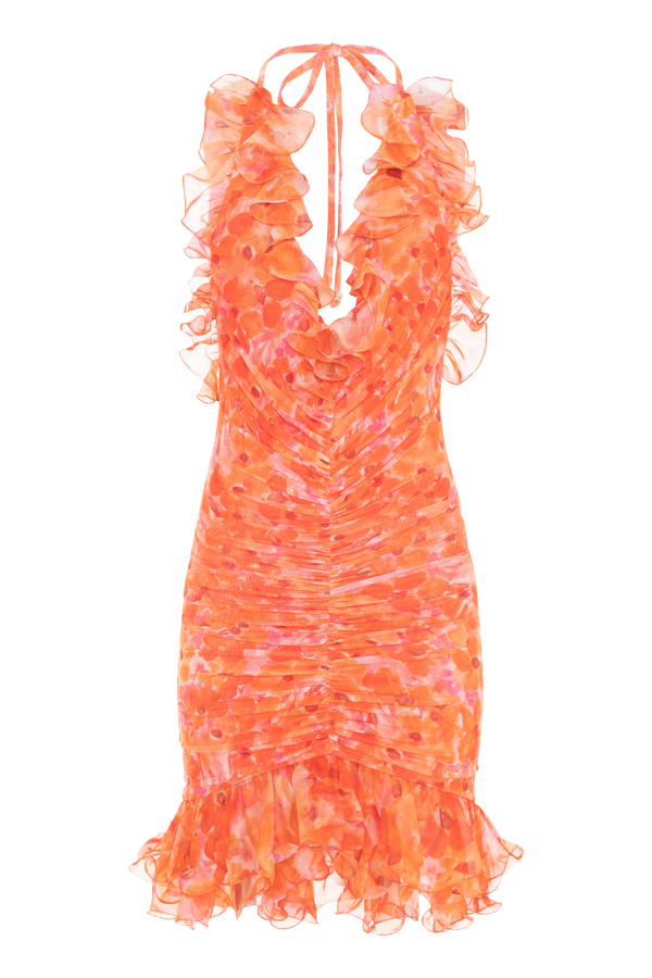 Patbo MYOSOTIS PLUNGE MINI DRESS