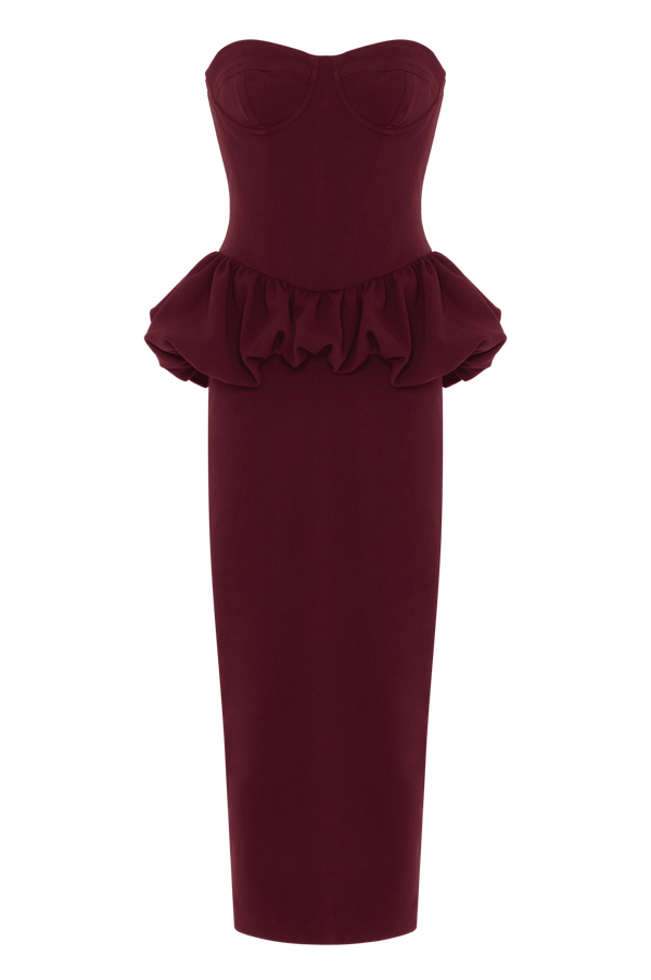 Patbo MYSTIQUE CREPE MIDI DRESS