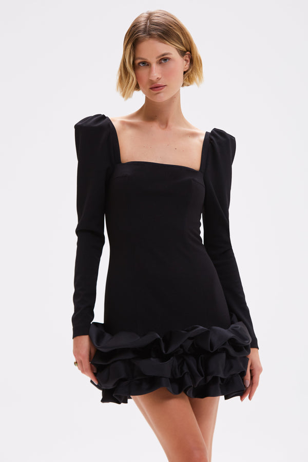 patbo MYSTIQUE CREPE MINI DRESS