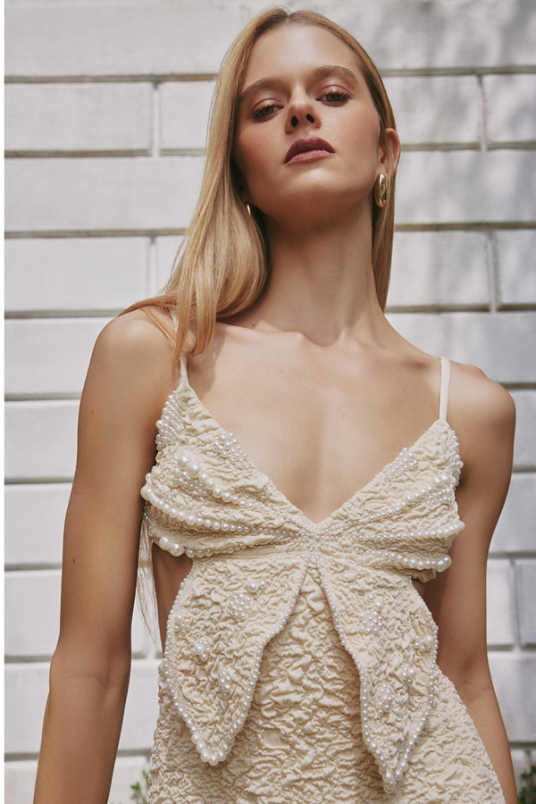 Patbo PAPILLON JACQUARD BUTTERFLY MAXI DRESS