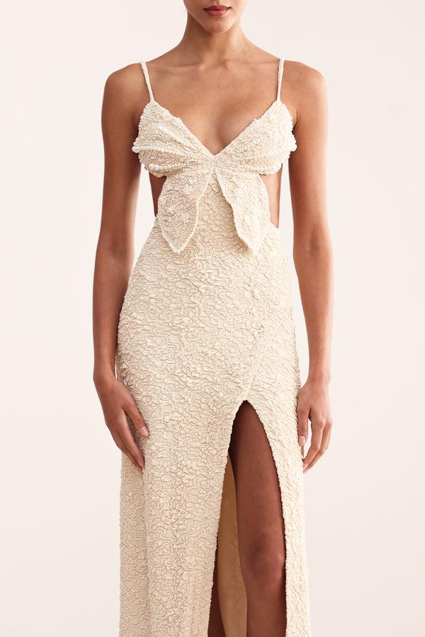 Patbo PAPILLON JACQUARD BUTTERFLY MAXI DRESS