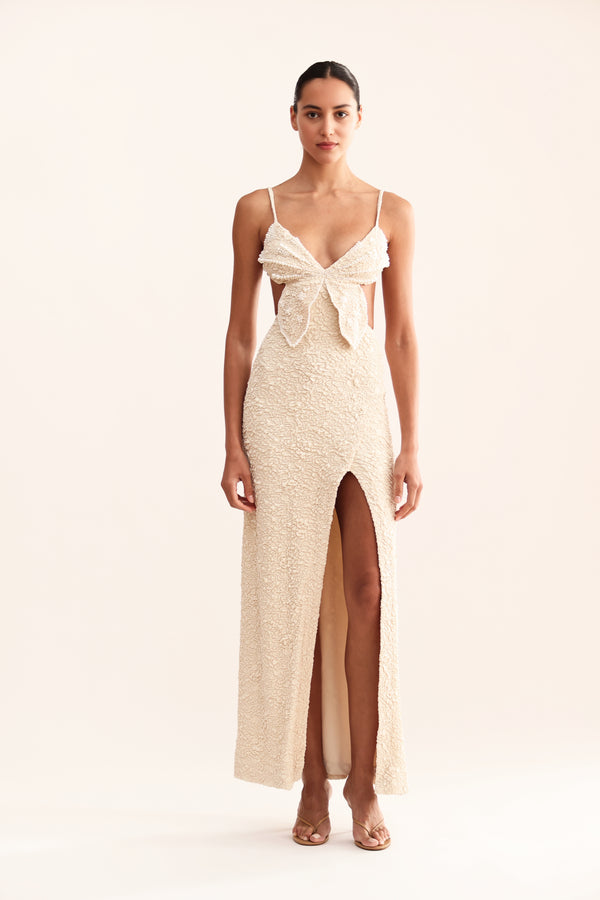 patbo PAPILLON JACQUARD BUTTERFLY MAXI DRESS