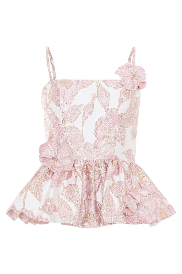 Patbo PETAL JACQUARD TOP