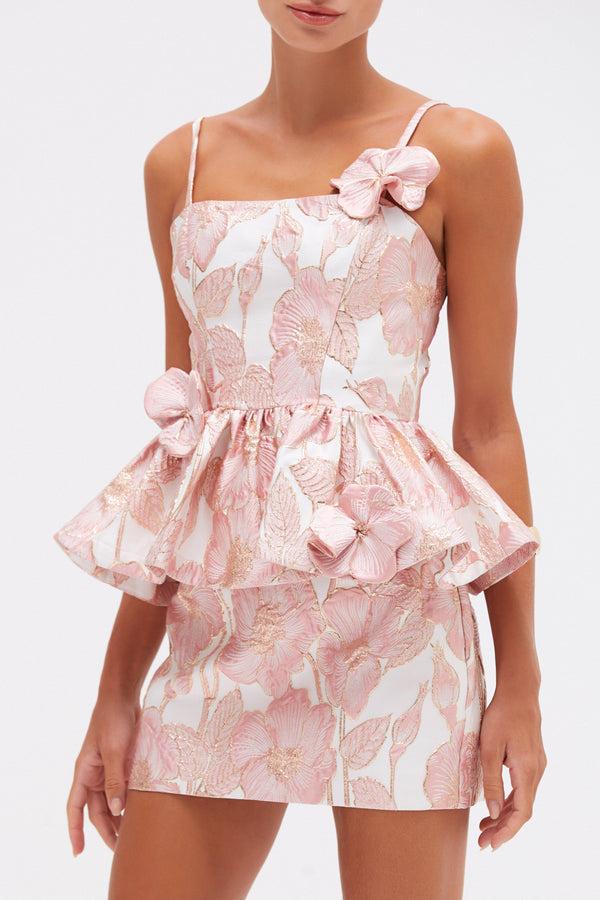 patbo PETAL JACQUARD TOP