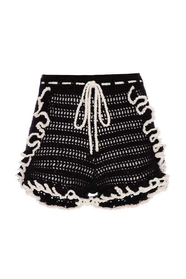 Patbo POPPY CROCHET FLOWER SHORT