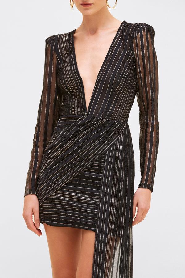 Patbo PRISM LUREX MINI DRESS