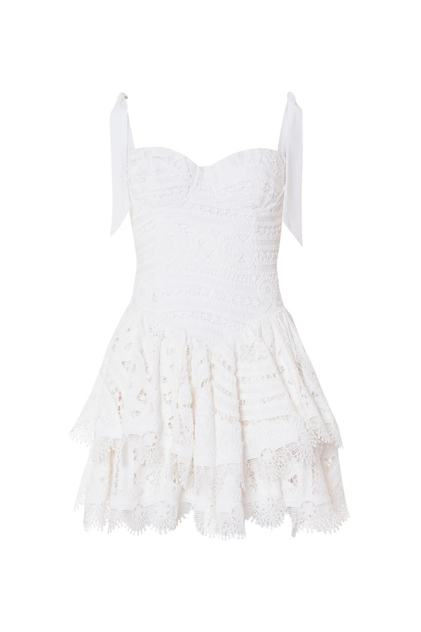 Patbo RHYTHMIC LACE MINI DRESS