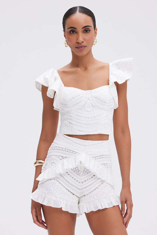 patbo RHYTHMIC LACE SHORT