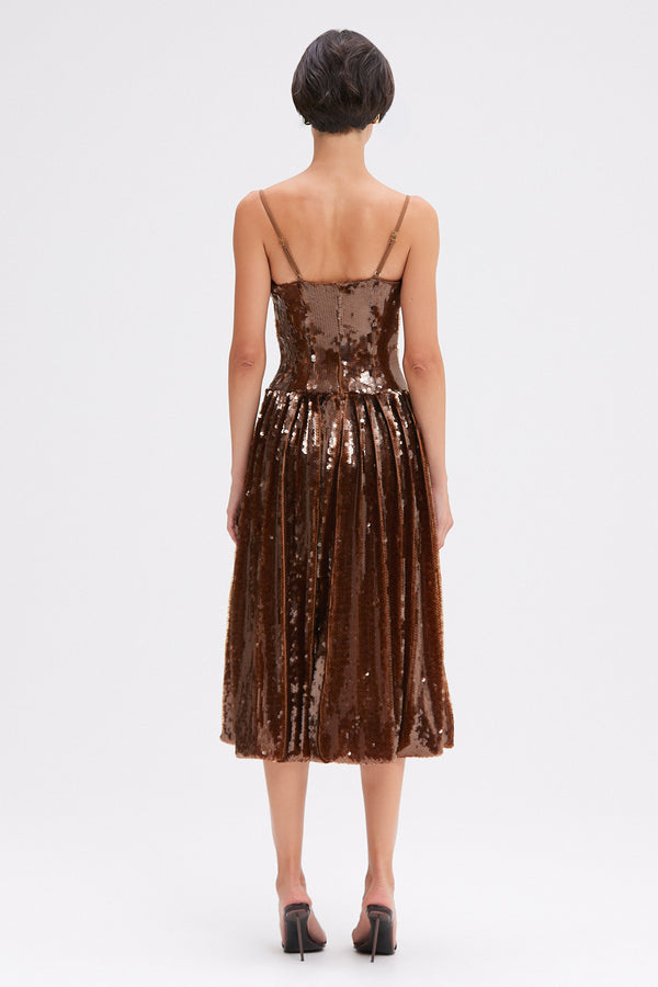 Patbo SEQUIN MIDI DRESS (RUNWAY)