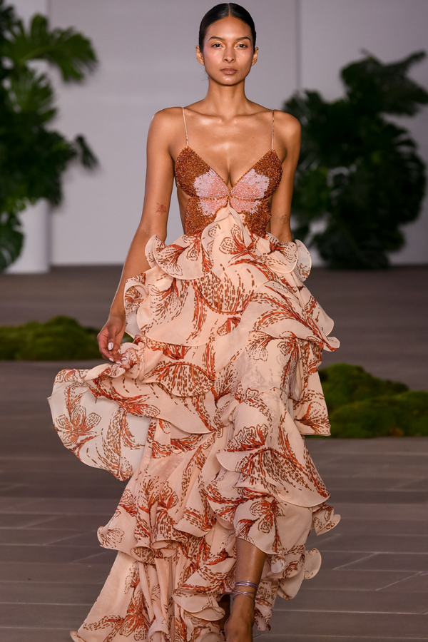 Patbo SUNSET BUTTERFLY MAXI DRESS (RUNWAY)