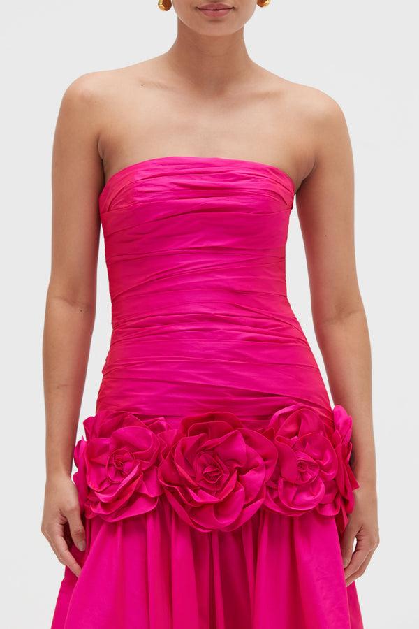 Patbo TAFFETA BLOOM GOWN