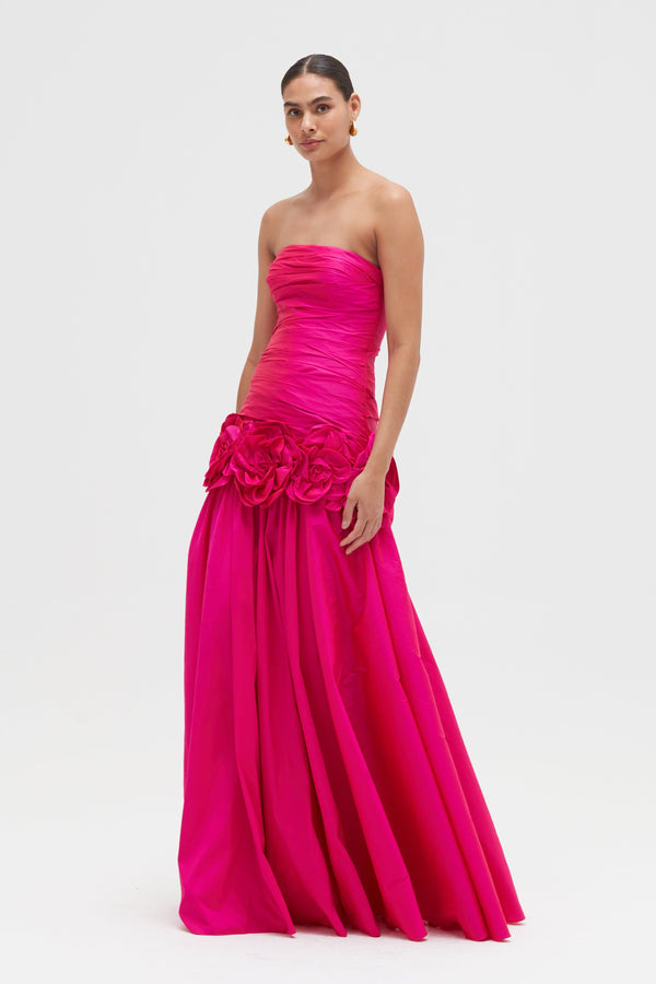 Patbo TAFFETA BLOOM GOWN