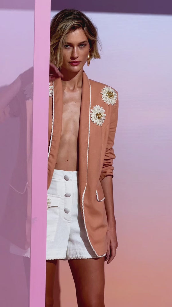 Patbo TROPIC LINEN BLAZER