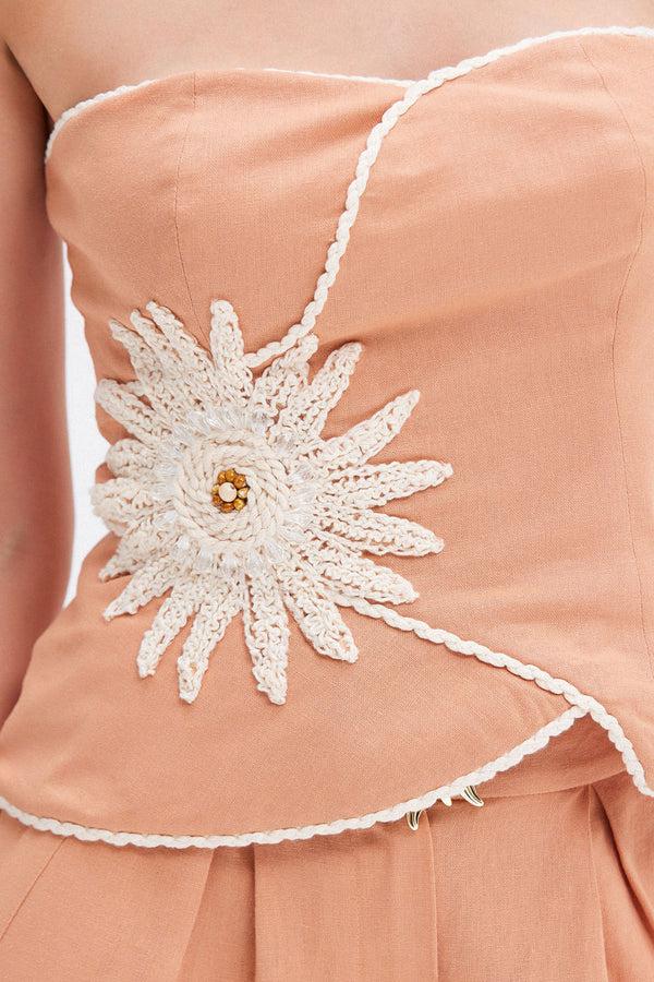 Patbo TROPIC LINEN TOP