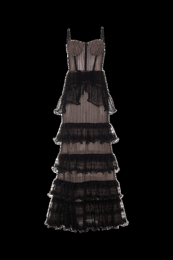 Patbo TULE TRANSPARENCY LONG DRESS