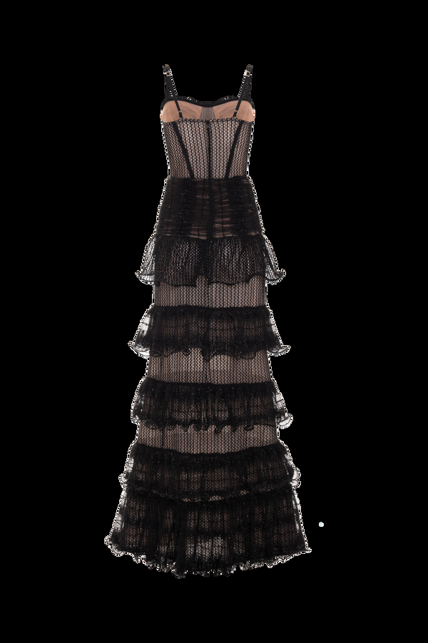 Patbo TULE TRANSPARENCY LONG DRESS