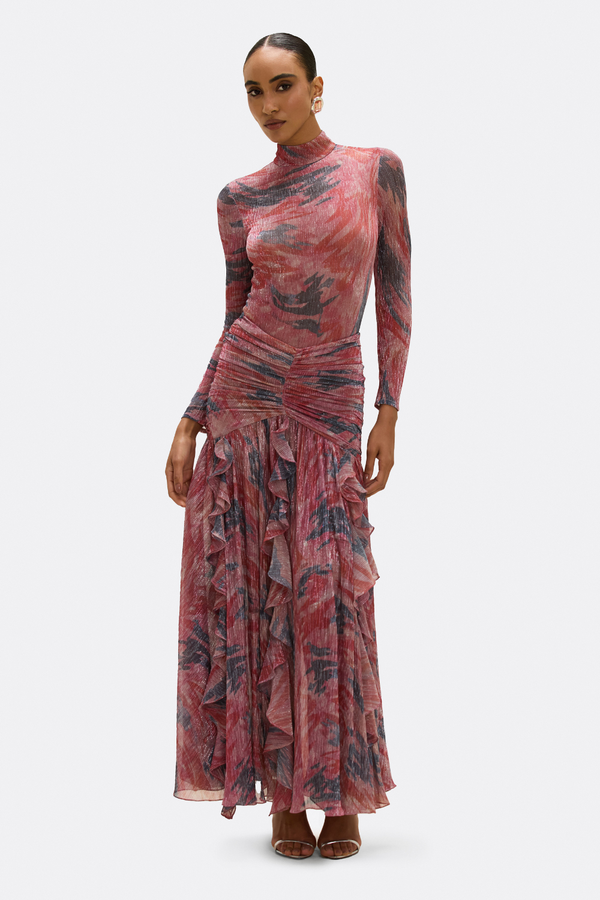 Patbo TWIST FLUTTER MAXI SKIRT