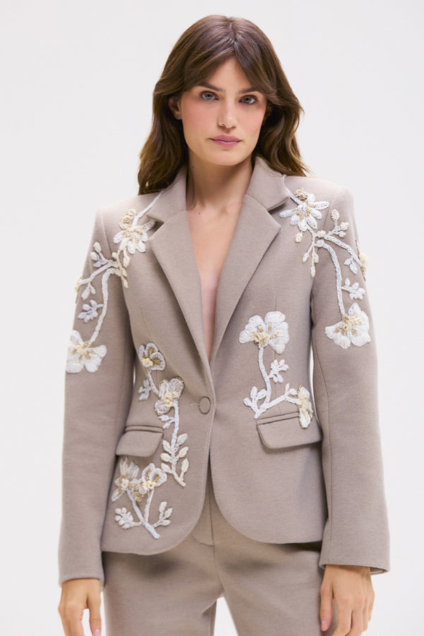 patbo URBAN REFUGE EMBROIDERED BLAZER