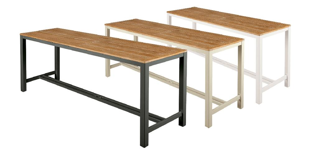 Patio Barlow Tyrie Aura 55" Counter Table W/Teak Top