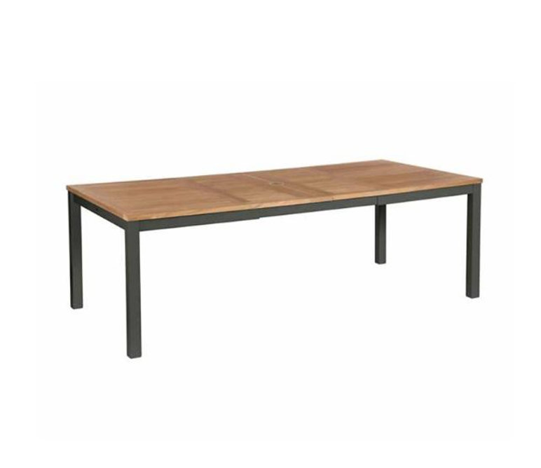 Patio Barlow Tyrie Aura 59"-90" Ext. Dining Table W/Teak Top