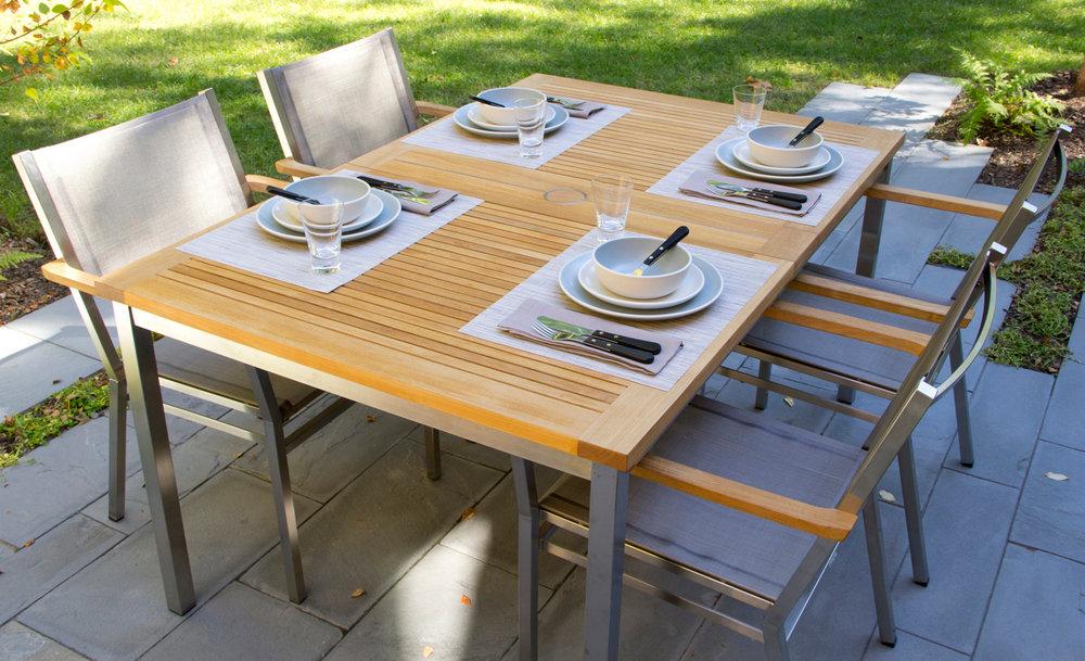 Patio Barlow Tyrie Equinox Stacking Sling Side Chair